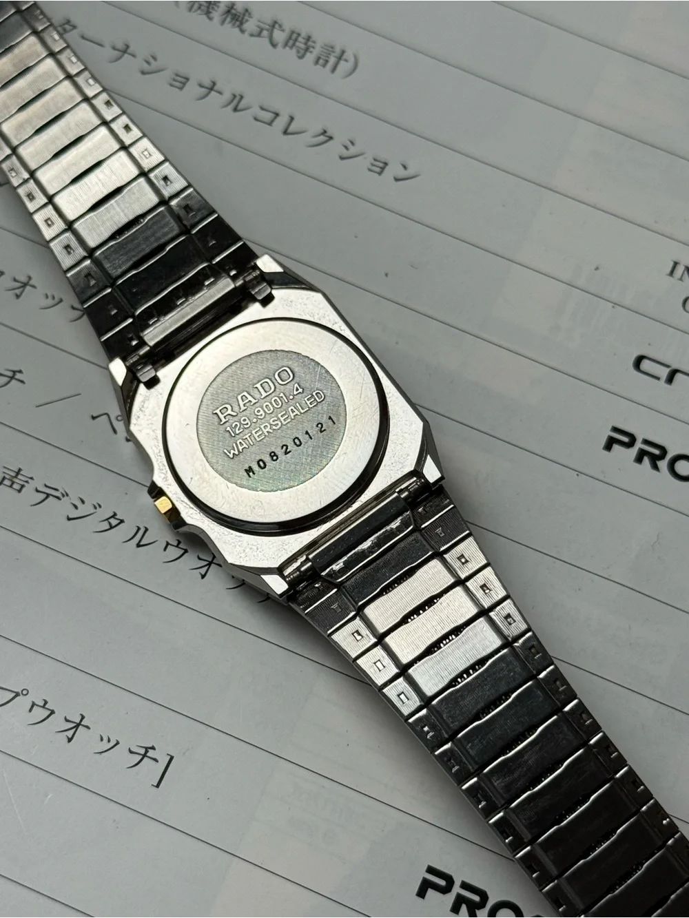 Vintage 1980s Rado DiaStar 129.9001.4 Men’s Watch [Santos Homage]